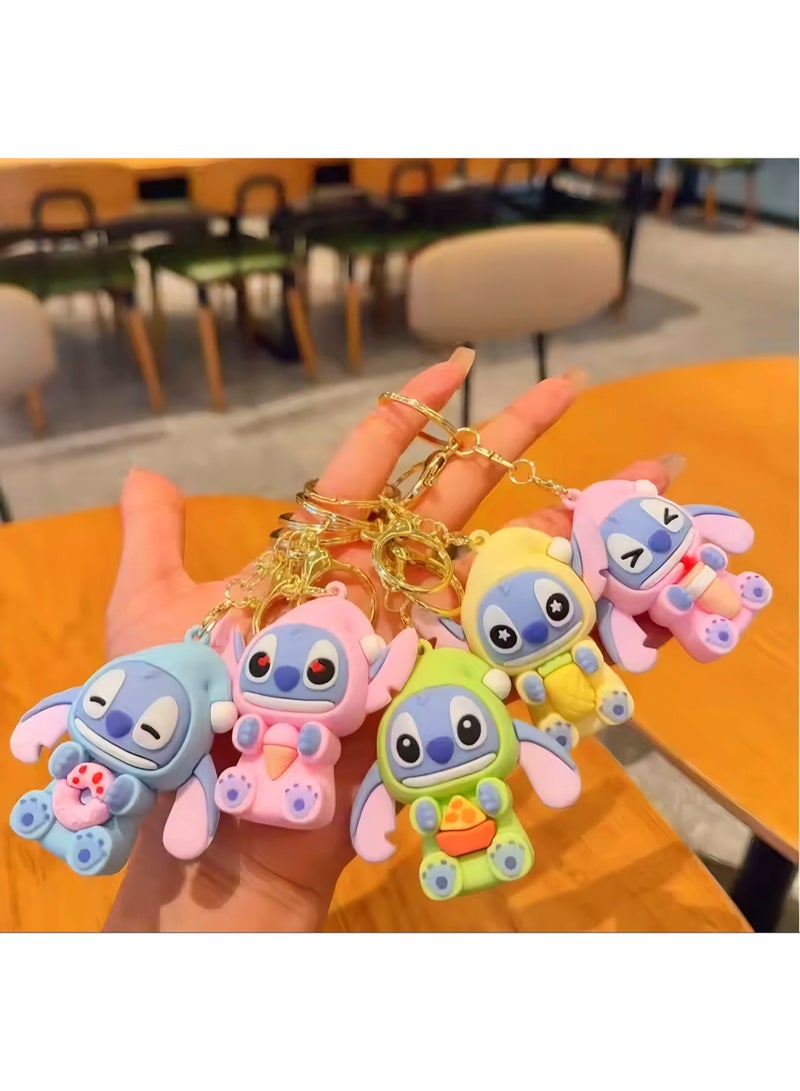STITCH Yellow Stitch Rubber Keychain Shape 4 - Image 3
